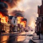 Bisbee Main Street Fire Historic Buildings Devastated