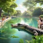 Mesas Riverview Park Alligator History Raid and Replica Unveiled