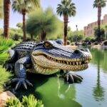 Replica Alligator Revives Mesas Urban Legend Legacy at Riverview Park