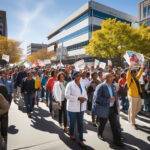 Rally to Save Mount Sinai Beth Israel Hospital in Lower Manhattan