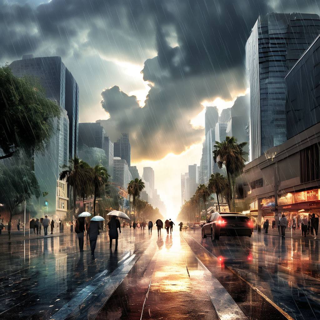 Record Rainfall and Temperature in Southern California