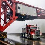 Semi Truck Hangs off Second Street Bridge in Louisville Kentucky