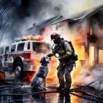 Dog Rescued from House Fire in Noblesville Indiana