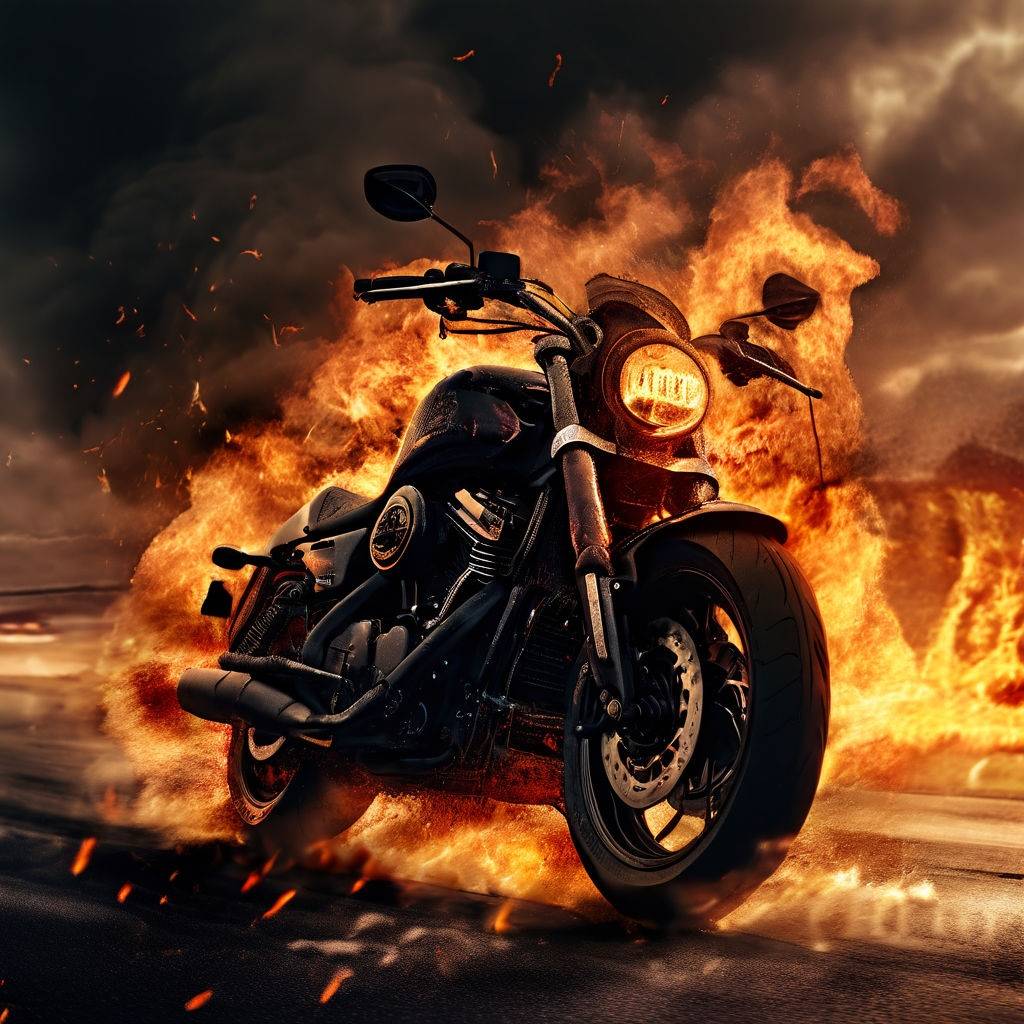 Motorcycle Fire Causes Traffic Delays on I-25 near Woodmen Road