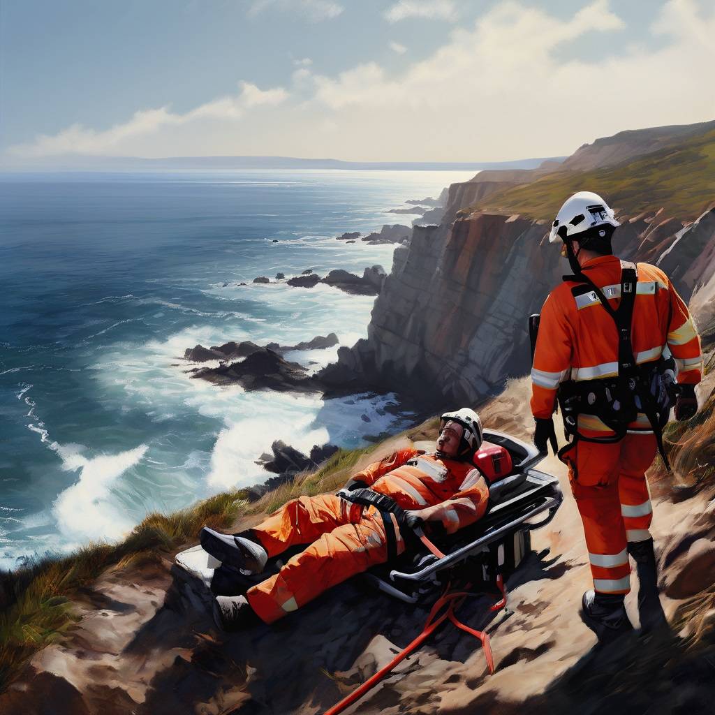 Person Rescued After Falling from Cliff in Del Mar