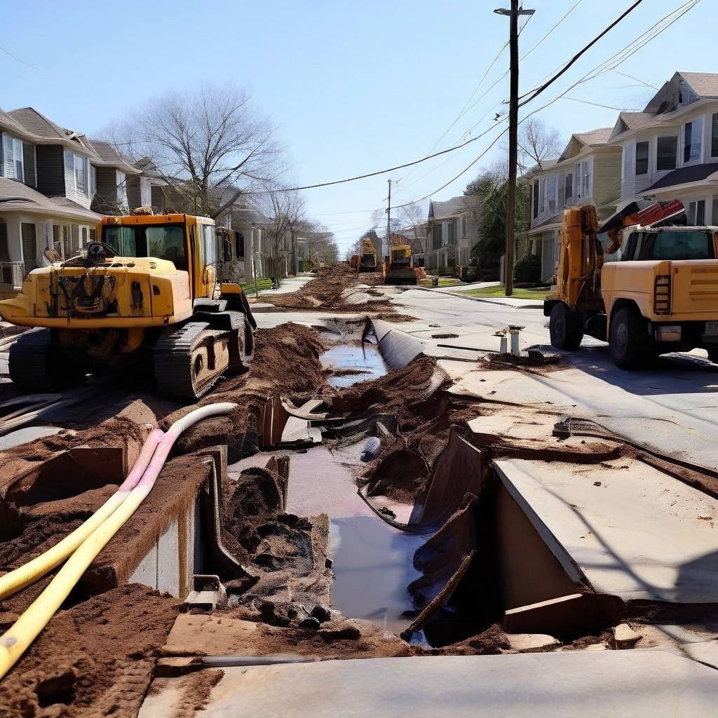 Repairs Continue on Massive Water Main Break in Edmond, Oklahoma