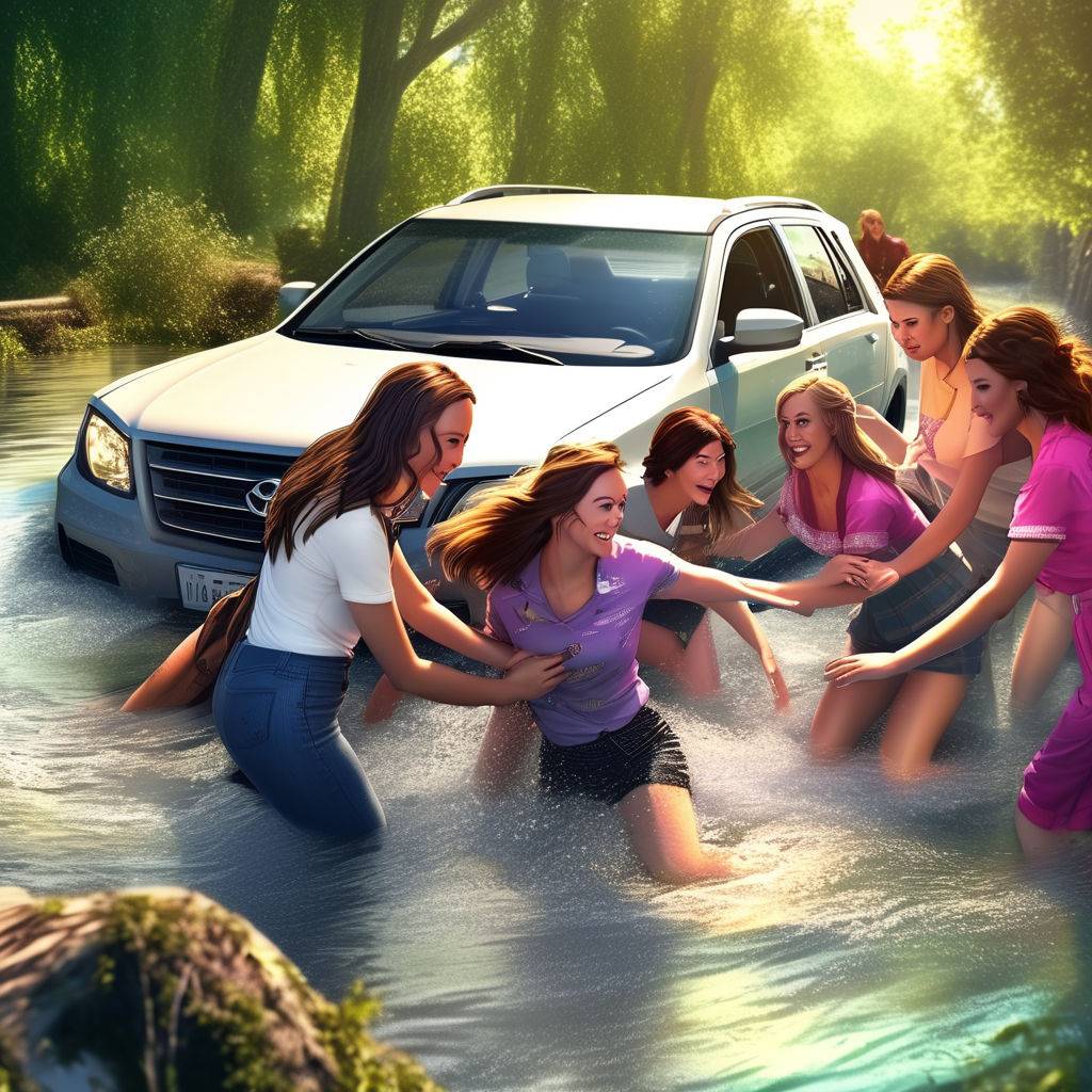 Sorority Sisters Rescue Family from Sinking Car in Georgia Creek