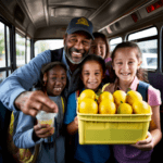 Students Surprise Richardson Bus Driver with Lemonade Stand Donation