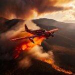 Arizona Wildfires Receive Assistance from DC10 Tanker