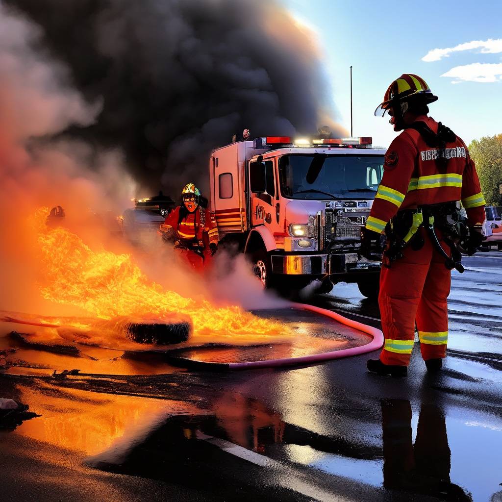 Aurora Police Respond to Fuel Spill After Crash