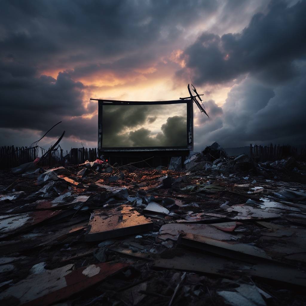 Belmont Drive-In Theater Suffers Severe Damage Amidst Storm