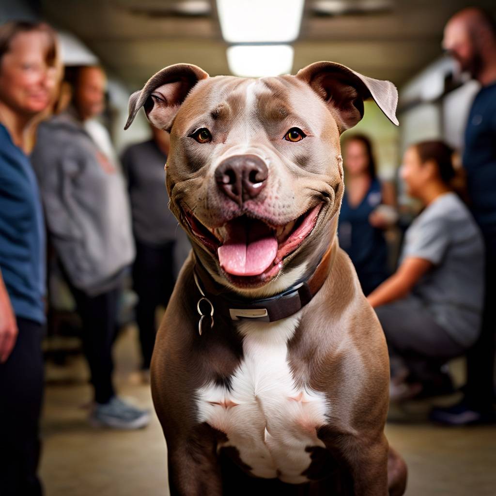 Bitsy, the Adorable Pit Bull, Captures Hearts at Arlington Animal Shelter