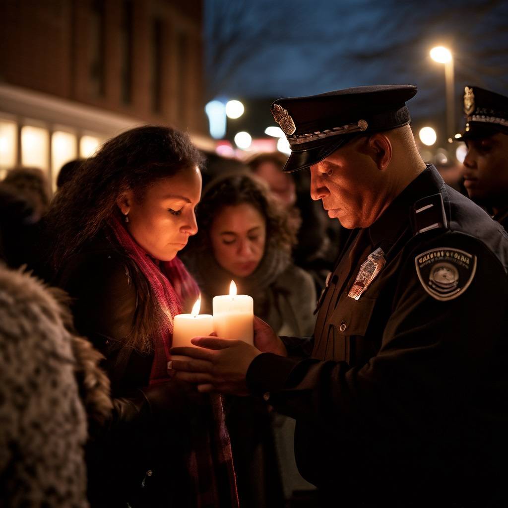 Candlelight Vigil Honors Fallen Euclid Police Officer