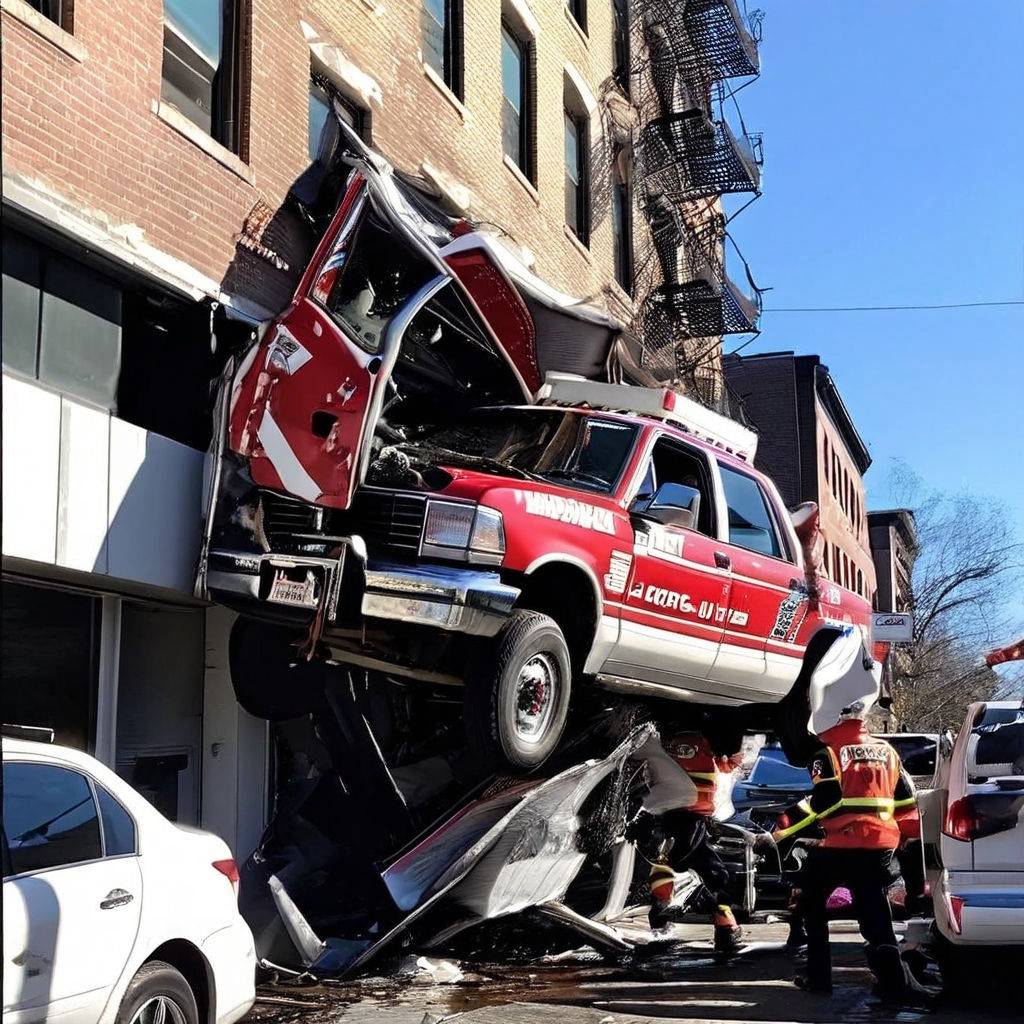 Car Crashes Into Building in Vernon, Injuring Four