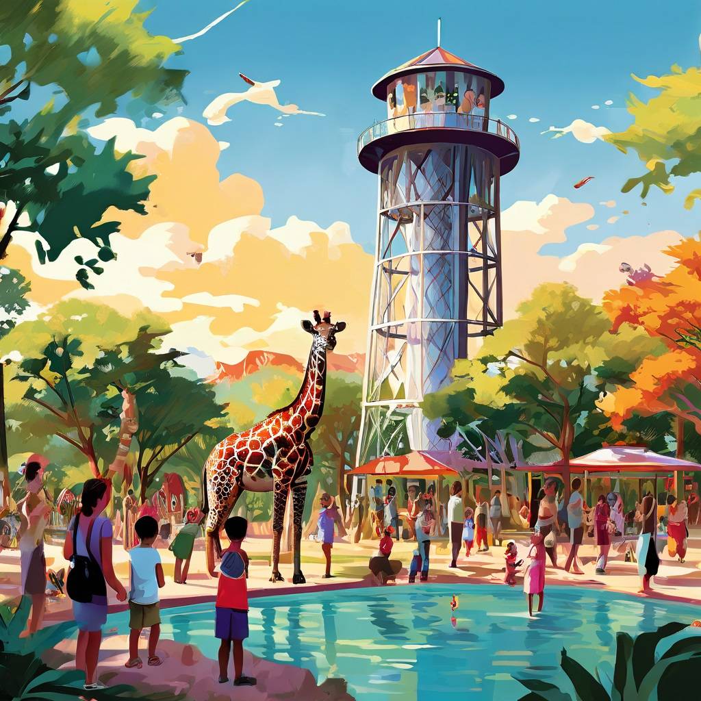 Detroit Zoo Unveils New Water Tower Design