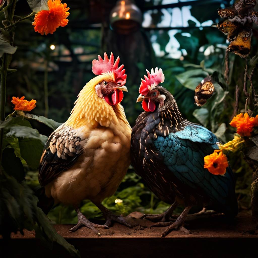 Pest Control Chickens Fern and Daisy Retire Happily