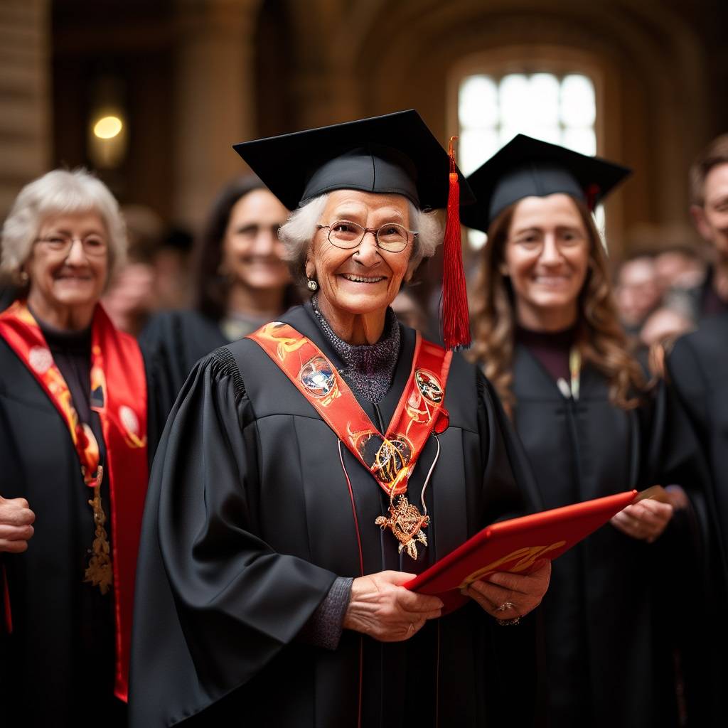 Grandmother Honored with UCO Degree for Supporting Grandson