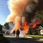 Grass Fire Blocks Roads in Southwest MiamiDade