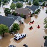 HighWater Rescues in Humble Texas Residents Forced to Flee Flooding