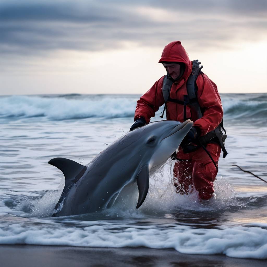 Tragic Outcome: Stranded Dolphin in Cape May County Dies