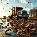 TractorTrailer Accident Releases 15 Million Bees in Central Maine