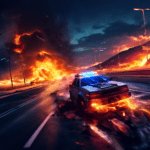 an-image-depicting-a-fiery-crash-on-a-freeway-at-night-with-emergency-vehicles-and-personnel-respon