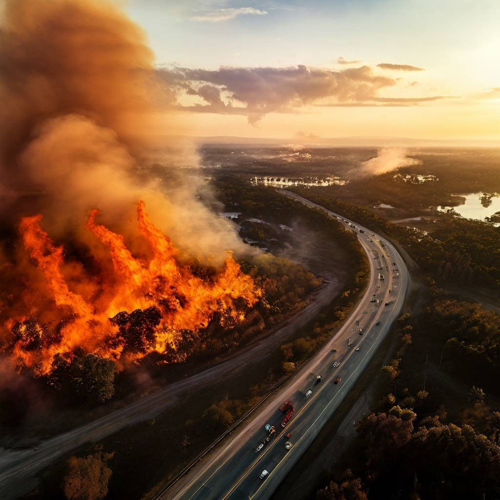 Avondale Brush Fire Disrupts Traffic for Third Weekend