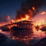 Couple Loses Home and Possessions in Las Vegas Boat Harbor Fire