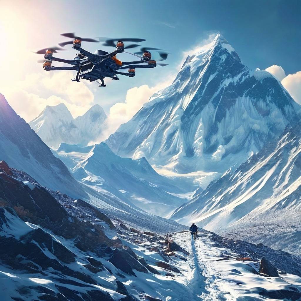 DJI’s Historic Drone Trial on Mount Everest