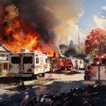 Fire Engulfs Multiple Mobile Homes in West Phoenix