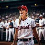 Historic Moment Kelsie Whitmore Makes Baseball History