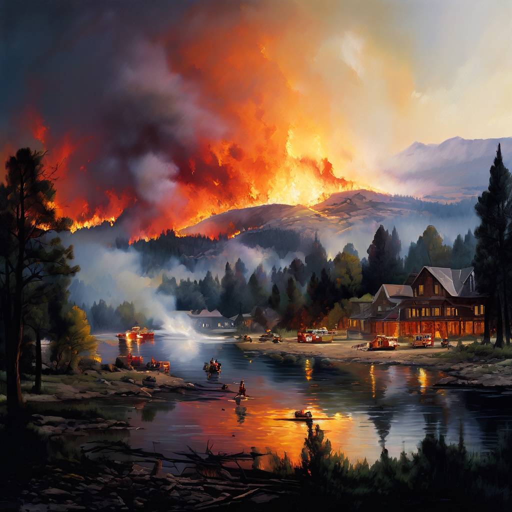 Interlaken Fire Threatens Historic District in Twin Lakes, Colorado