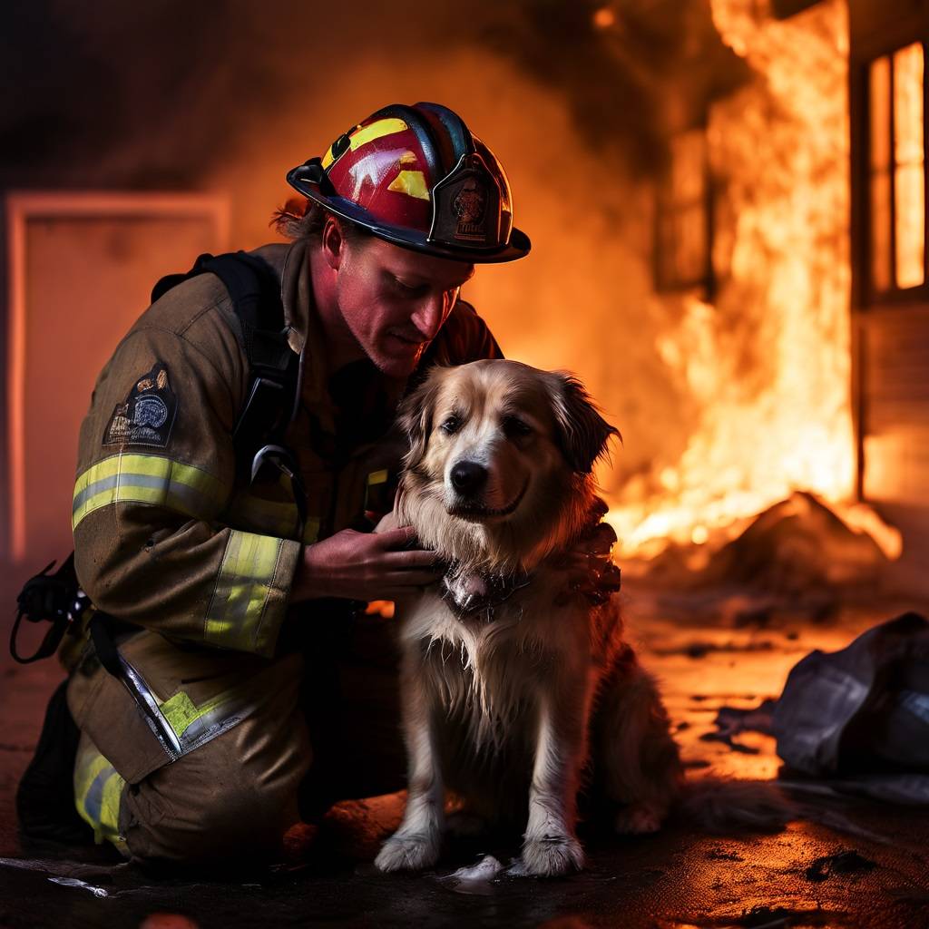 Lakeland Home Fire Claims One Dog, Paramedic Saves Another