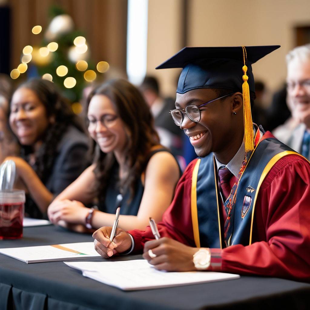 Philadelphia Fraternity Celebrates College Signing Day for Graduates