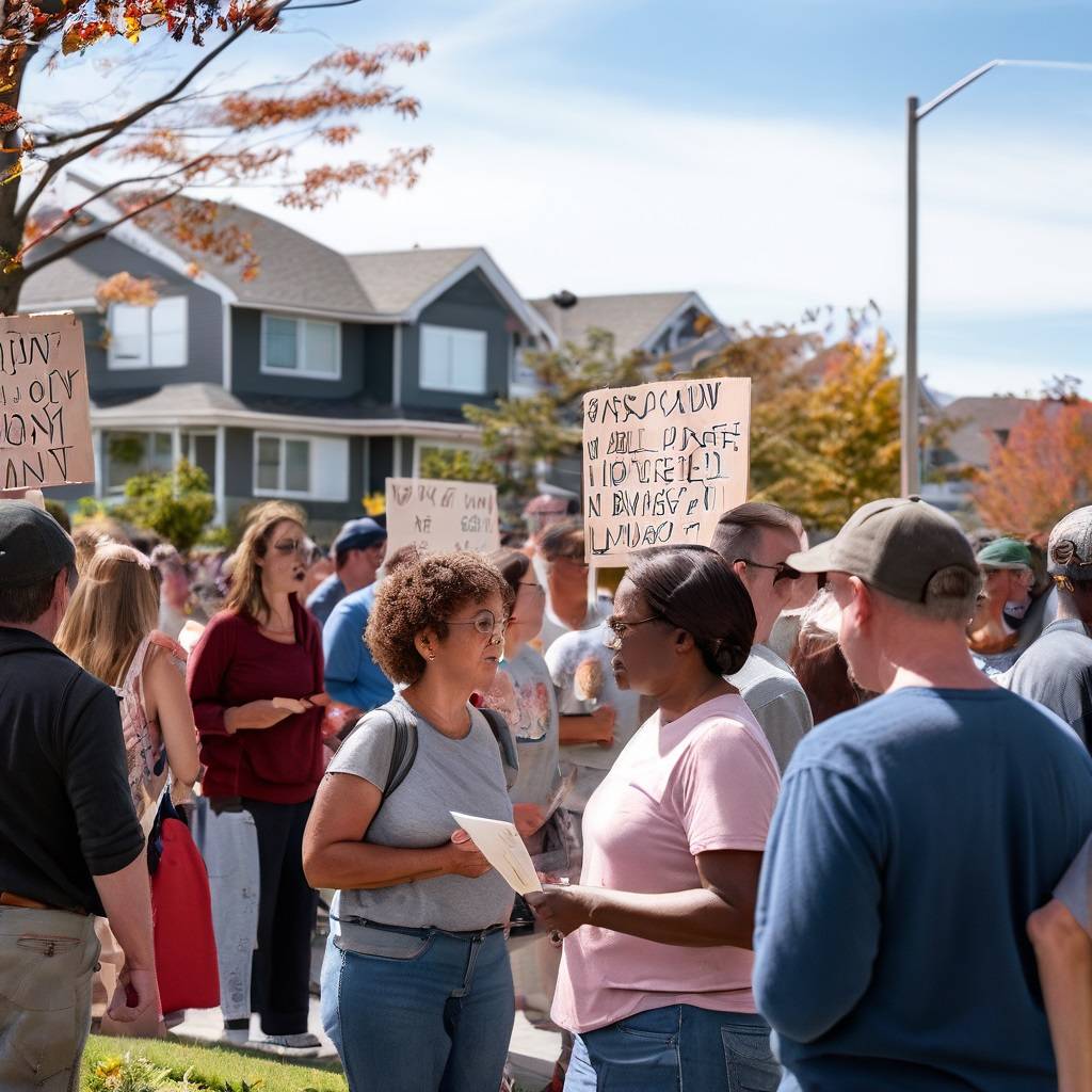 Royal Oak Residents Protest Proposed Apartment Building