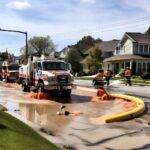 Water Main Break Disrupts Fallbrook California